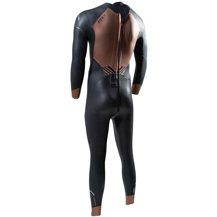 2024 ZONE3 Mens Thermal Agile Wetsuit WS22MTAG101 - Black / Gold